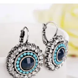 YouBella Silver-Plated Contemporary Studs Earrings-47