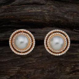 Kushal's Fashion Jewellery Gold-Plated Contemporary Studs Earrings-32