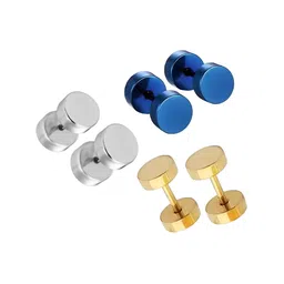 KARISHMA KREATIONS Set Of 3 Studs Earrings-5