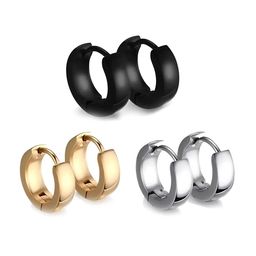 KARISHMA KREATIONS Set Of 3 Gold-Plated Contemporary Hoop Earrings-11