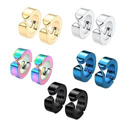 KARISHMA KREATIONS Unisex Set Of 5 Contemporary Hoop Earrings-47
