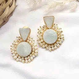 TEEJH Gold-Plated Contemporary Studs-24