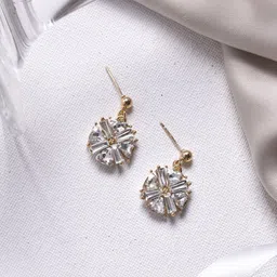 JOKER & WITCH Gold-Toned Contemporary Studs Earrings-28