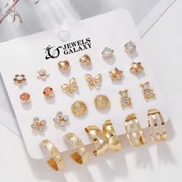 Jewels Galaxy Contemporary Studs Earrings-image-4
