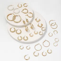 Jewels Galaxy Contemporary Studs Earrings-image-8