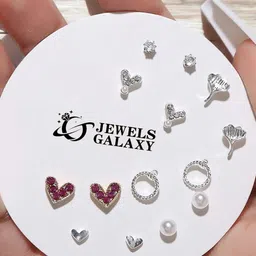 Jewels Galaxy Contemporary Studs Earrings-image-39
