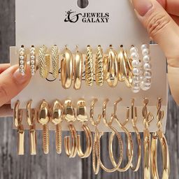 Jewels Galaxy Contemporary Studs Earrings-26
