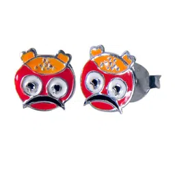 Abhooshan Girls 925 Sterling Silver Contemporary Studs Earrings-image-91