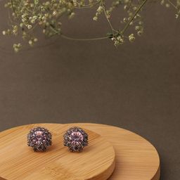 DressBerry Gold Plated Stud Earrings-image-58