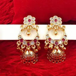 Anujeet Fashion Hub Contemporary Jhumkas Earrings-38