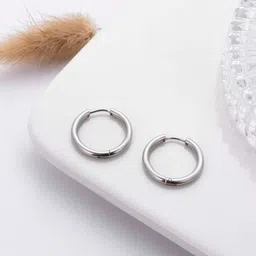 VAGHBHATT Men Circular Hoop Earrings-9
