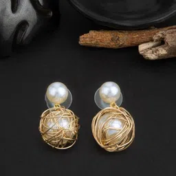 Softwrap Circular Studs Earrings-32