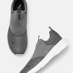 Puma Men Textured Melanite Slip-On Sneakers-image-81