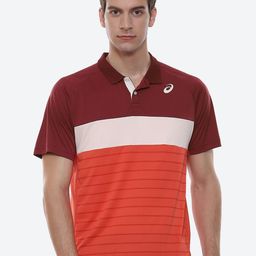 ASICS Colourblocked Court Polo Collar Sports T-shirts-image-97