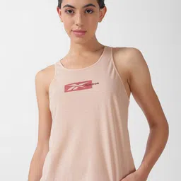 Reebok Brand Logo Printed Round Neck Slim Fit Tank Top-picture-50