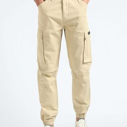 Flying Machine Men Slim Fit Cargos Trousers-image-78