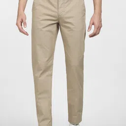 SELECTED Men Mid Rise Cotton Slim Fit Chinos Trousers-image-74