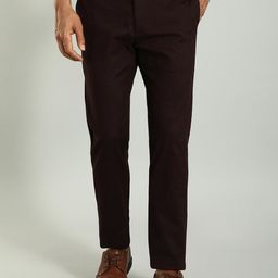 Indian Terrain Men Brooklyn Slim Fit Formal Trouser-image-34