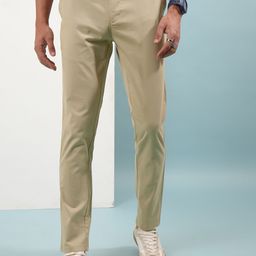 HIGHLANDER Men Slim Fit Chinos Trousers-image-71