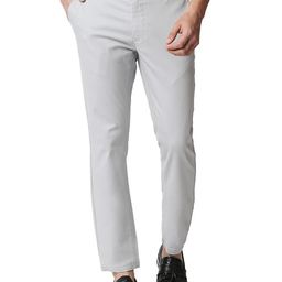 Basics Men Mid Rise Cotton Tapered Fit Chinos Trouser-picture-14