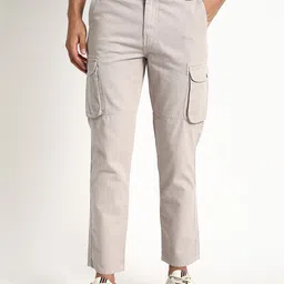 IVOC Men Cotton Regular fit Mid-rise Cargos Trouser-picture-40