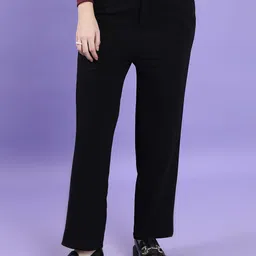 KETCH Women Mid Rise Tailored Trousers-image-34