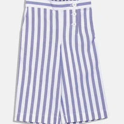 Tommy Hilfiger Girls Striped Cotton Culottes Trousers-image-50