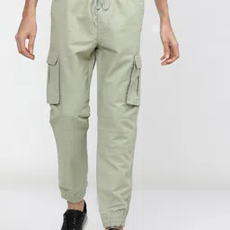 KETCH Men Grey Joggers Trousers-image-51