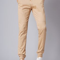 PAUL STREET Men Smart Slim Fit Mid-Rise Cotton Joggers-image-94