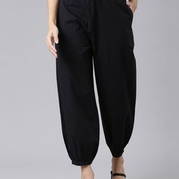 TWIN BIRDS Women Mid-Rise Loose Fit Pleated Trousers-image-18