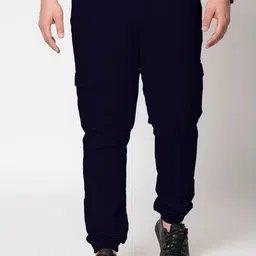 IVOC Plus Men Plus Size Regular Fit Cotton Cargo Trousers-image-43