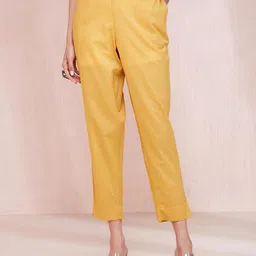 Fabindia Women Mid Rise Regular Fit Culottes Trouser-image-22