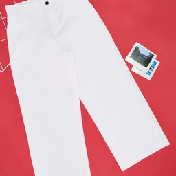 Pantaloons Junior Girls Mid-Rise Cotton Trousers-picture-14