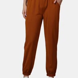 Popwings Women Smart Loose Fit Easy Wash Joggers-image-73
