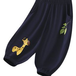 StyleCast Boys Navy Blue Mid Rise Loose Fit Easy Wash Joggers-26