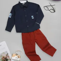 MeeMee Boys Mid-Rise Cotton Formal Trousers-33