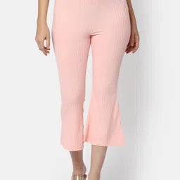 V-Mart Women Striped Slim Fit Culottes Trousers-image-63