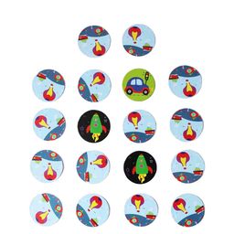 shumee Kids Blue Adventure Travel Memory Card Game-image-23
