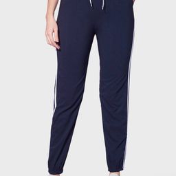 BUY NEW TREND Women Striped Mid Rise Joggers-image-95