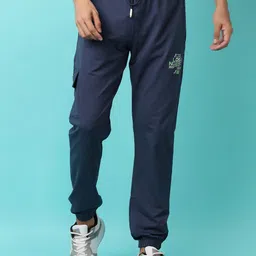 V-Mart Men Printed Mid Rise Joggers-image-30