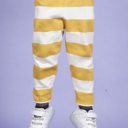 Greendeer Kids Striped Pure Cotton Mid Rise Joggers-image-92