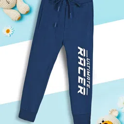 VMart Boys Printed Cotton Mid Rise Joggers-image-10