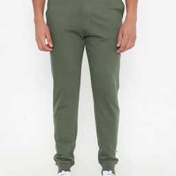 Rivolta Men Cotton Slim Fit Mid Rise Joggers-image-37