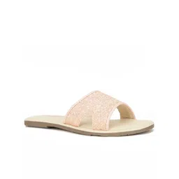 Bubblegummers Girls Pink Embellished Open Toe Flats-32