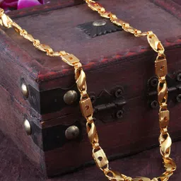 MEENAZ Men Gold-Plated Chain-45