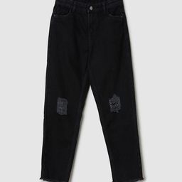 max Girls Mildly Distressed Ripped Cotton Jeans-image-32