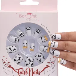 BEROMT 12-Pcs Animal Printed False Nails Box - 30 gm-29