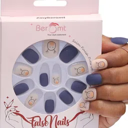 BEROMT 12-Pcs Animal Printed Salon Finish False Nail Tips Box - BFN1044-5