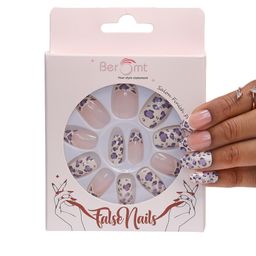 BEROMT 12-Pcs Animal Printed Salon Finish False Nail Tips Box - BFN1043-31