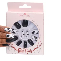 BEROMT 12-Pcs Animal Printed Salon Finish False Nail Tips Box - BFN1047-17